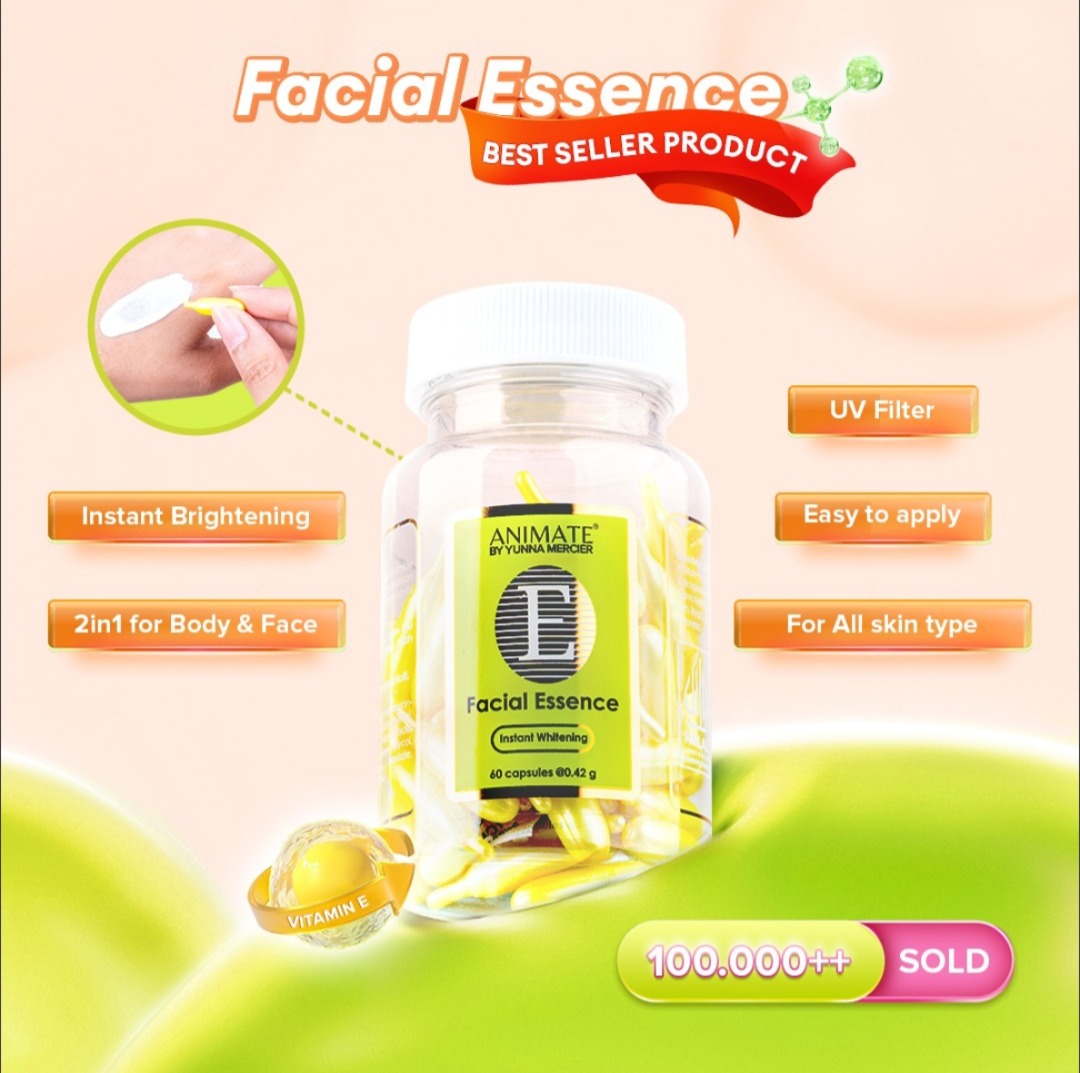 ANIMATE WHITENING ESSENSE BPOM FBIFF logo