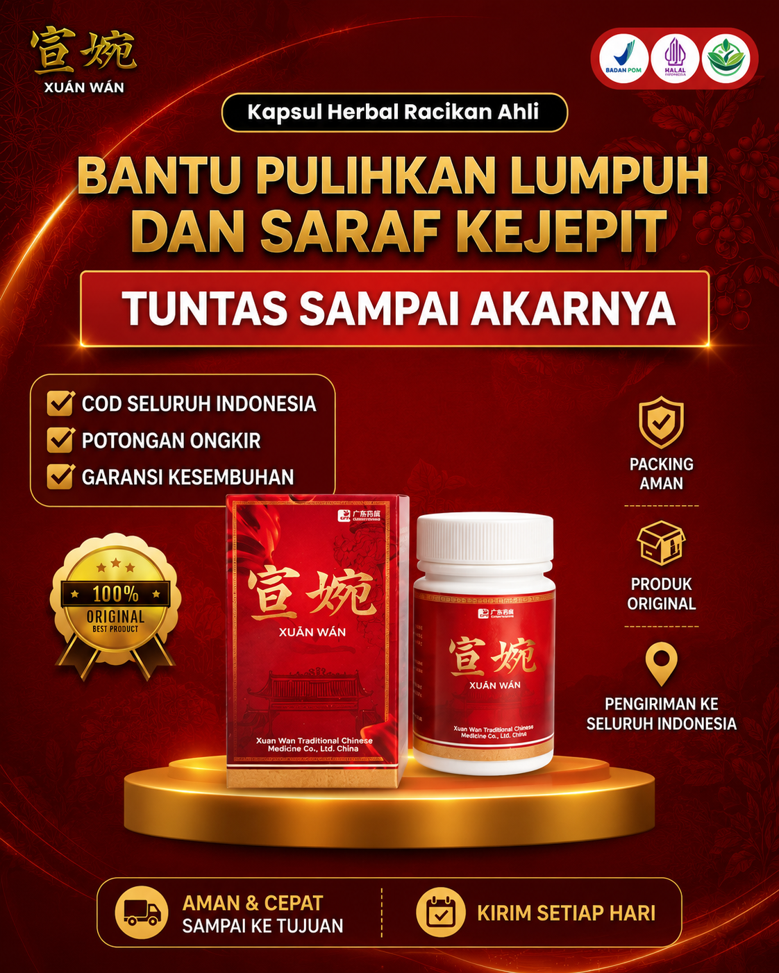 Kapsul Herbal Xuan Wan G TKO II logo