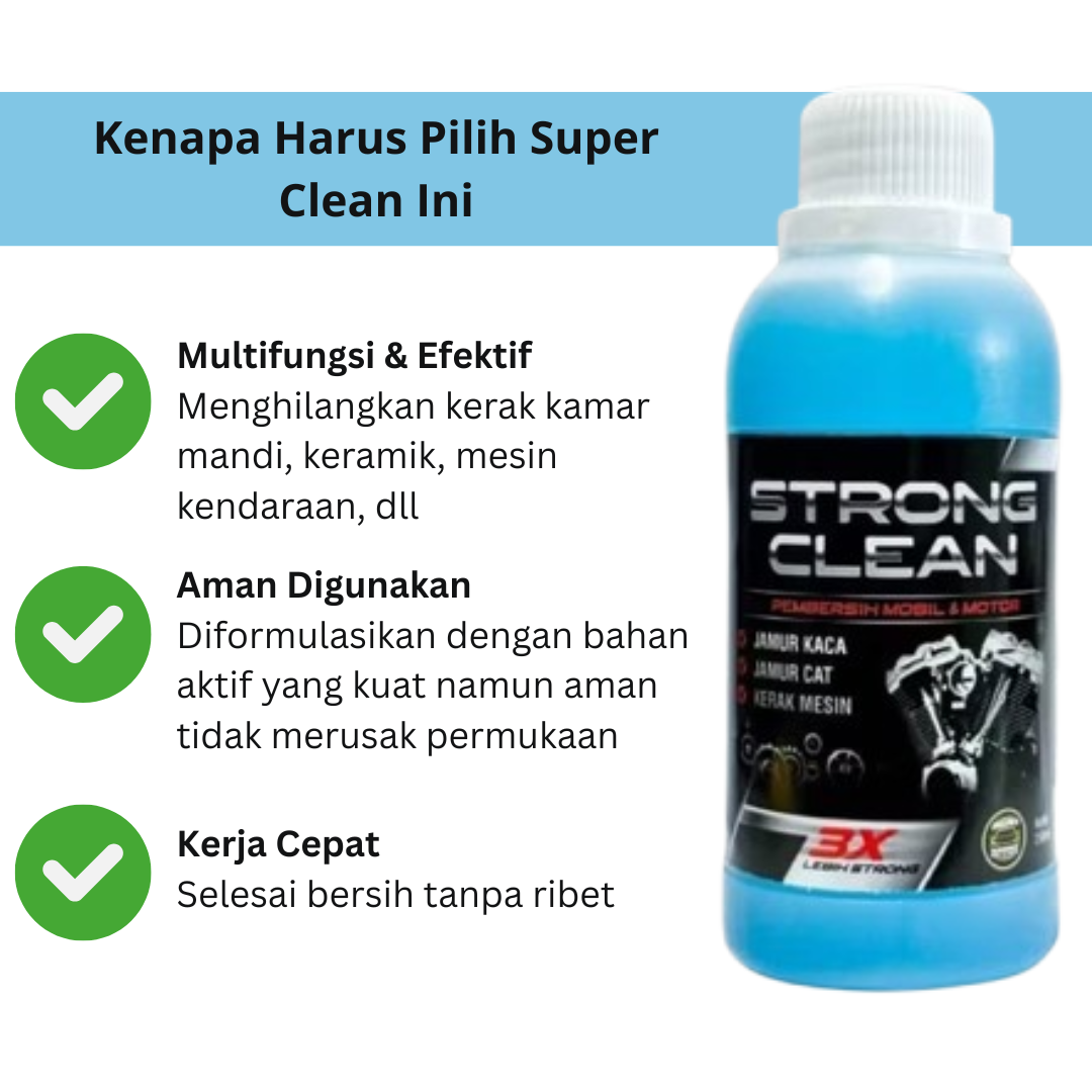 Strong Clean New logo