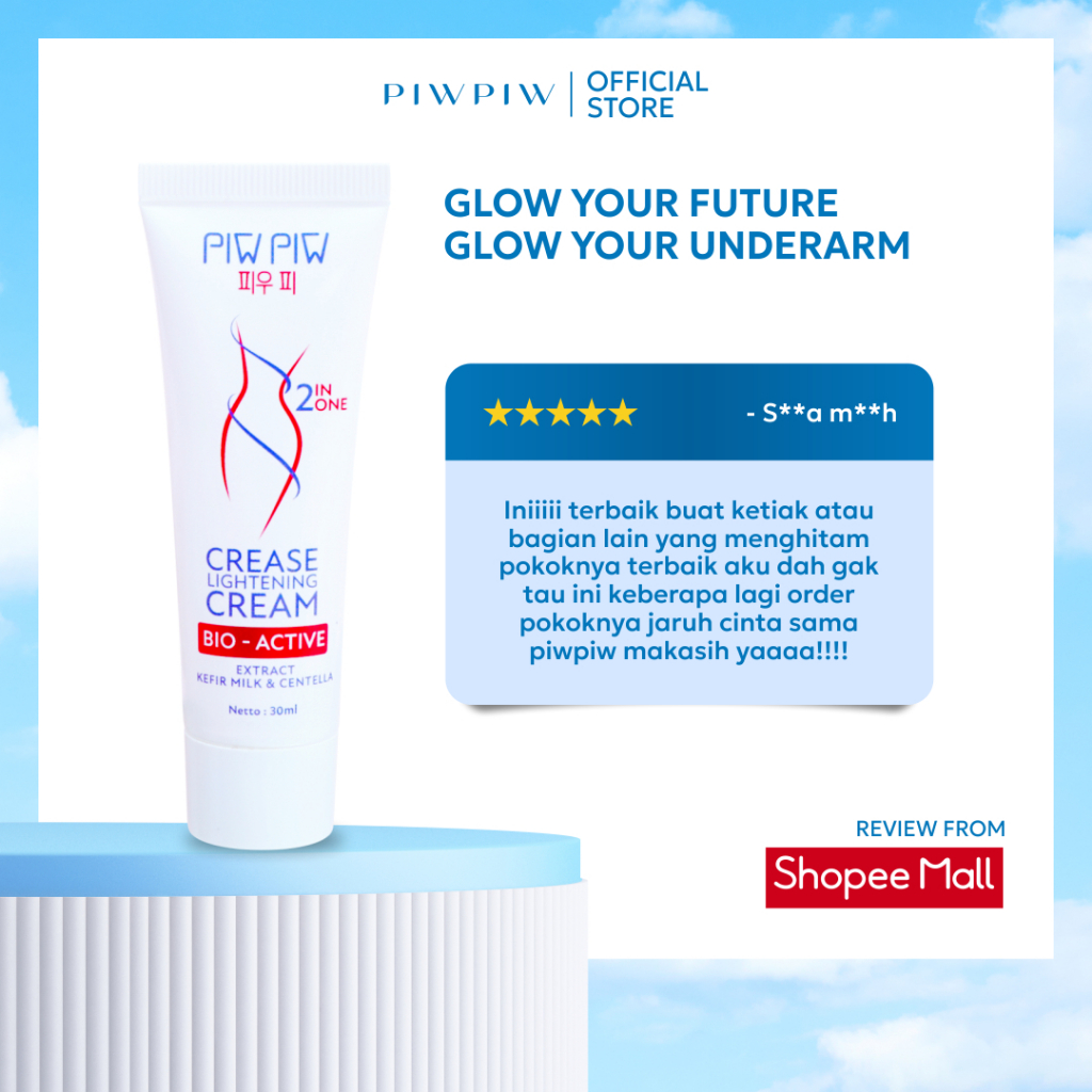 Piwpiw Krim Pemutih Ketiak & Area Lipatan - SF FBE