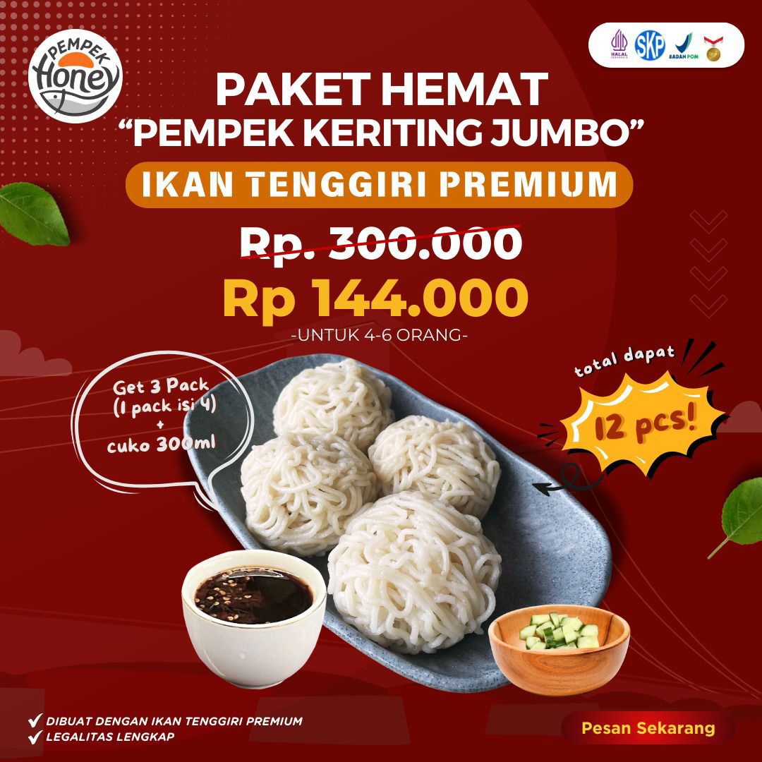 Pempek Keriting Jumbo