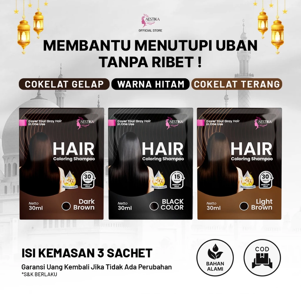 Aestika Hair Coloring Shampoo - Guys Barber