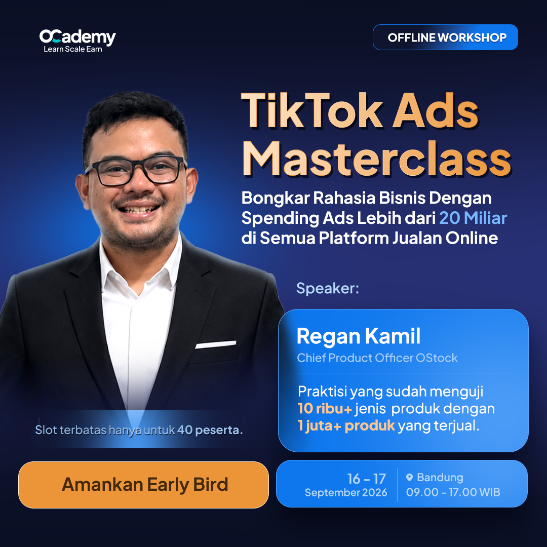 Workshop Tiktok Ads Masterclass Ocademy logo