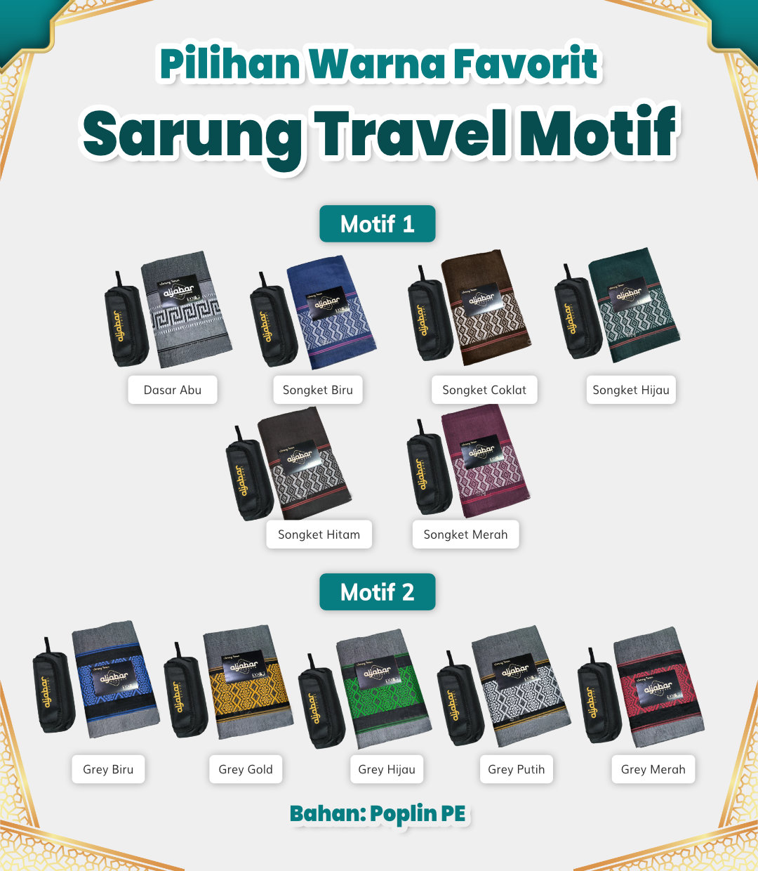 GAD - Sarung Travel Motif logo