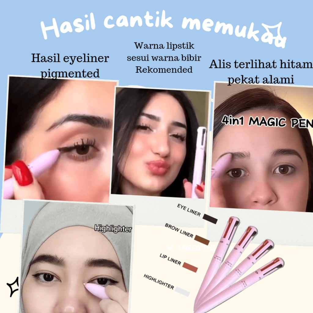 Make up pen 4 in 1 ✨ logo