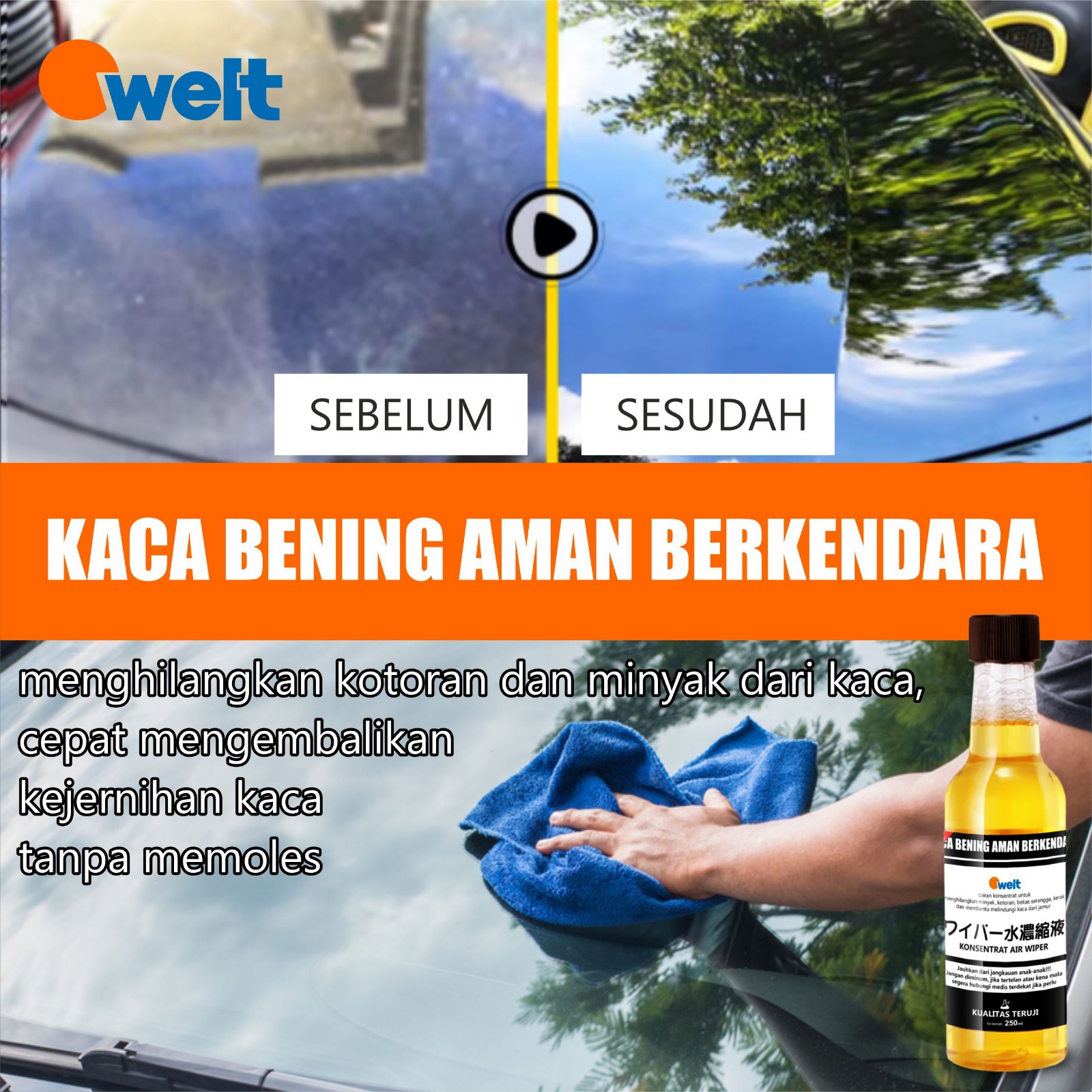 CairanWiperKacaMobil