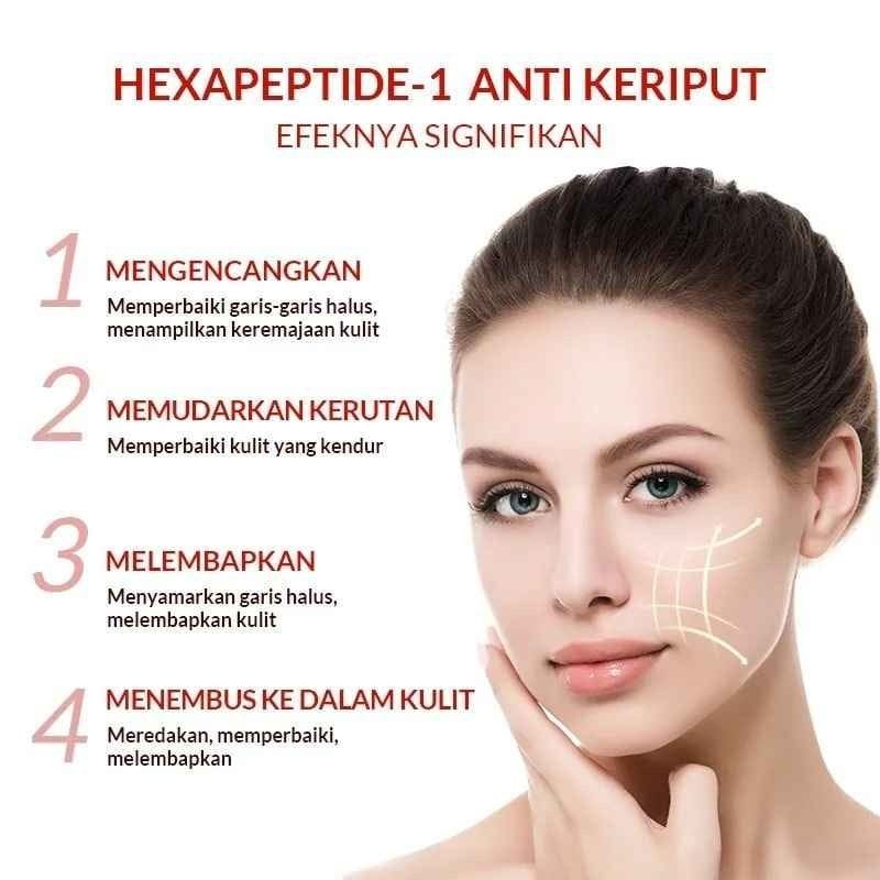 Korean Hexapeptide Cream Moisturizer BPOM GA BL77