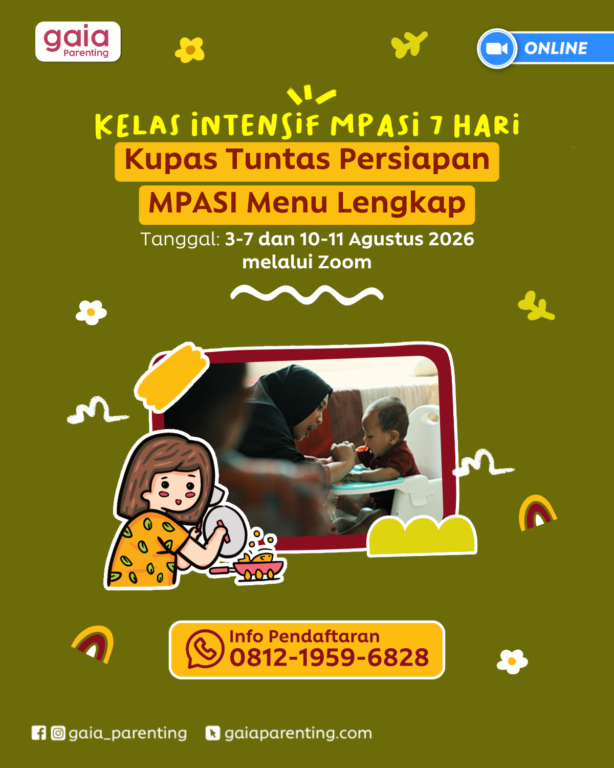 Kelas Intensif MPASI 7 Hari: Kupas Tuntas Persiapan & Fundamental MPASI Menu Lengkap logo
