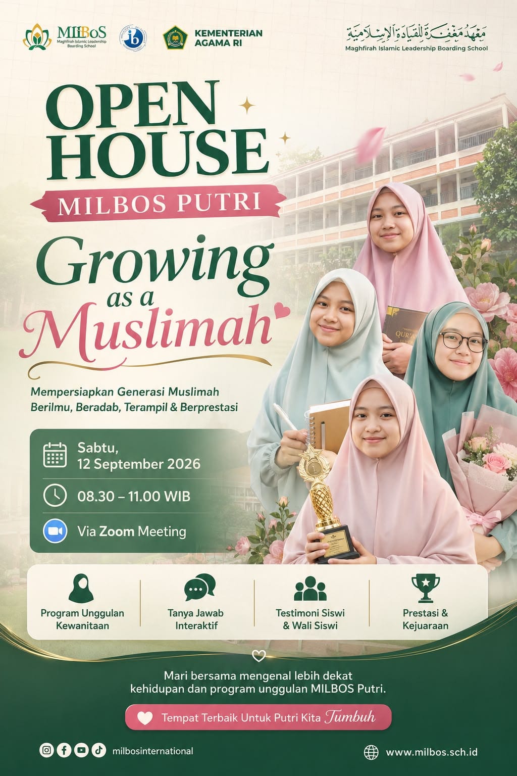 Open House MILBoS Putri 2026 logo