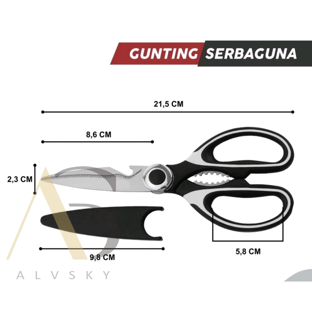 Gunting Baja Multifungsi ⚡ logo