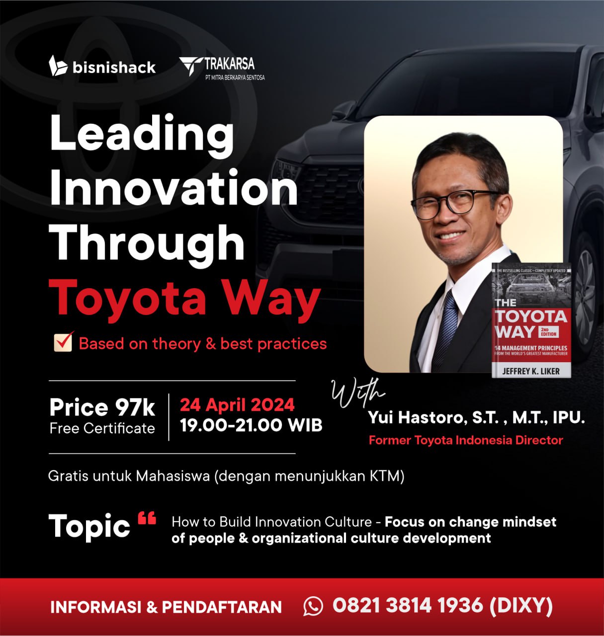 Leading Innovation Through Toyota Way - d logo