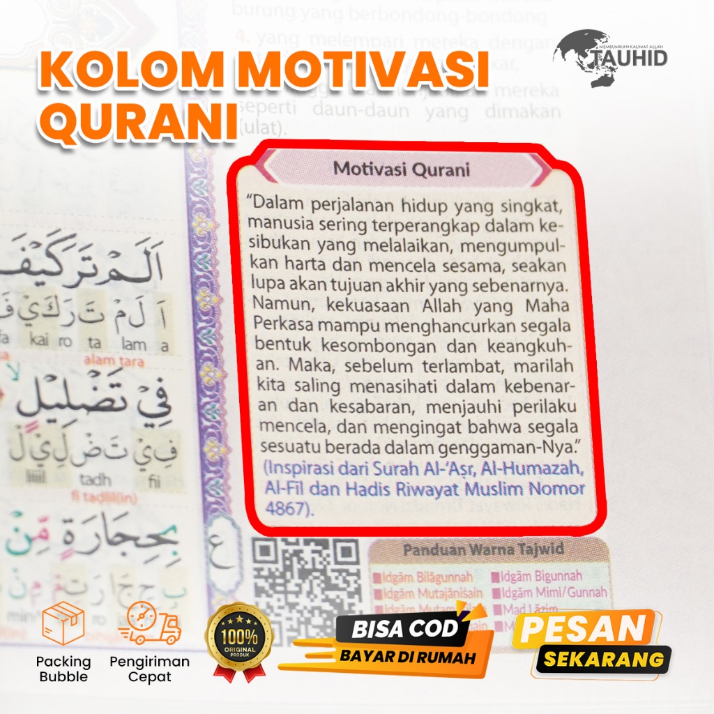 BTA - Mushaf Duo Arabic (Tasbih+Voucher)