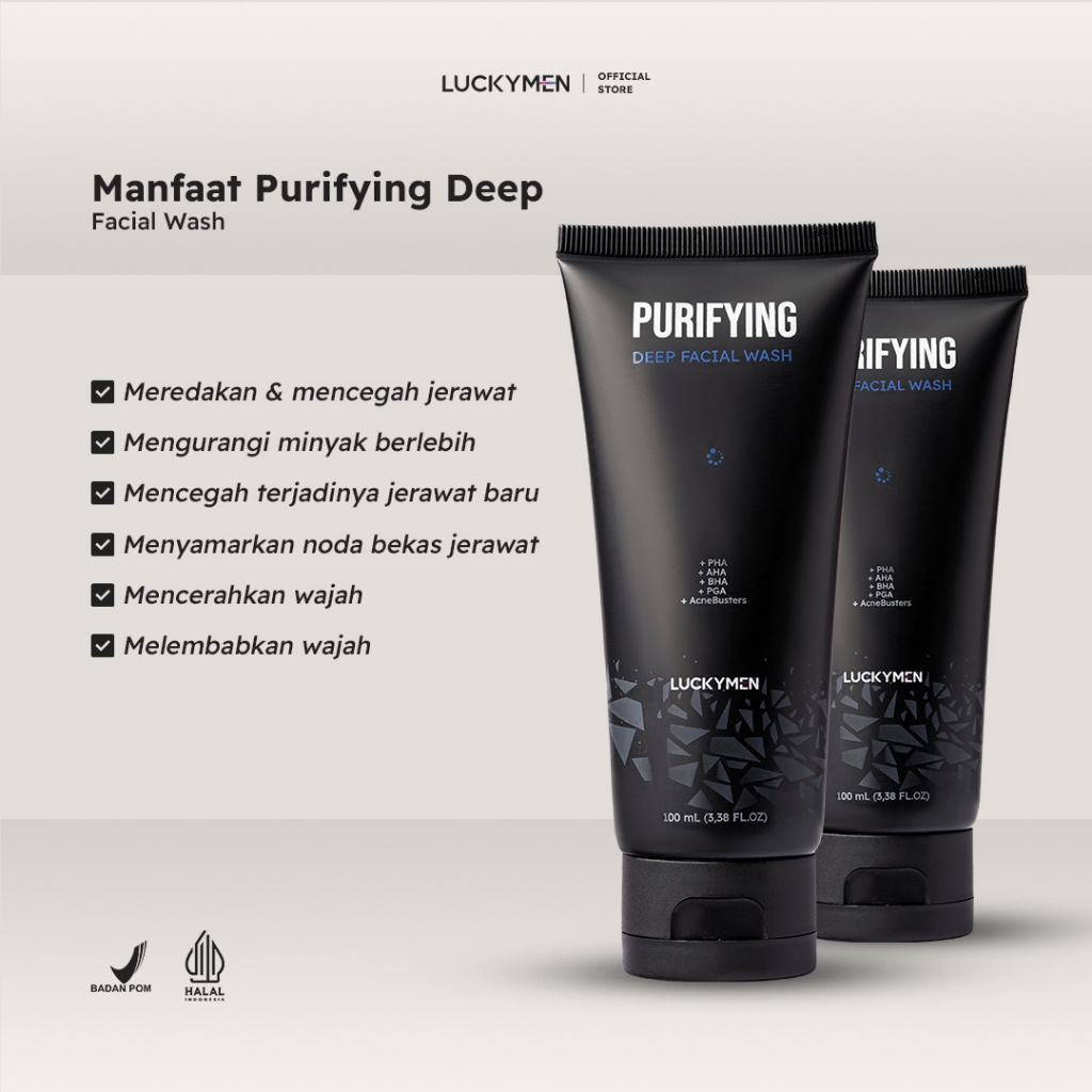 Luckymen Purifying Facial Wash - LP