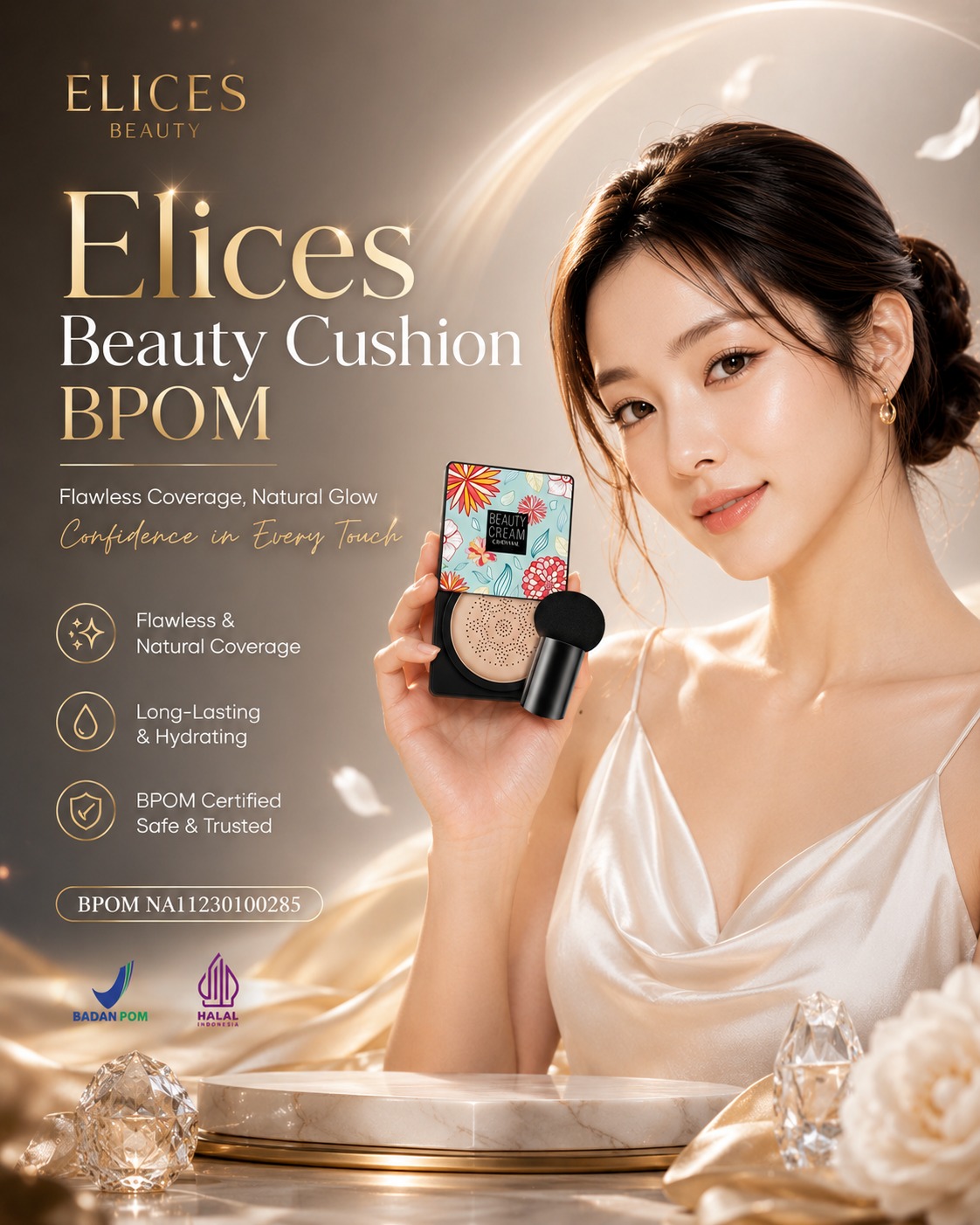 Elices Beauty Cushion BPOM HR62-38 logo