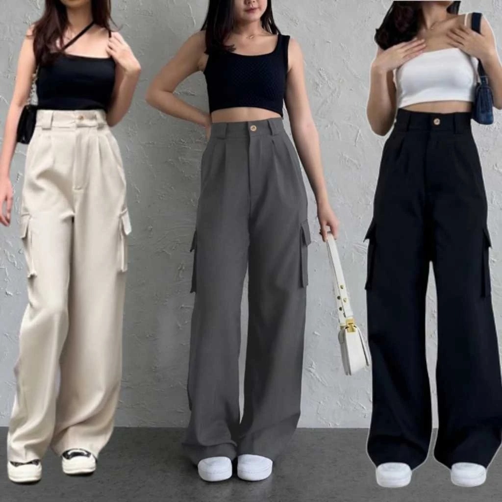 Premium Cargo Pants Ris logo