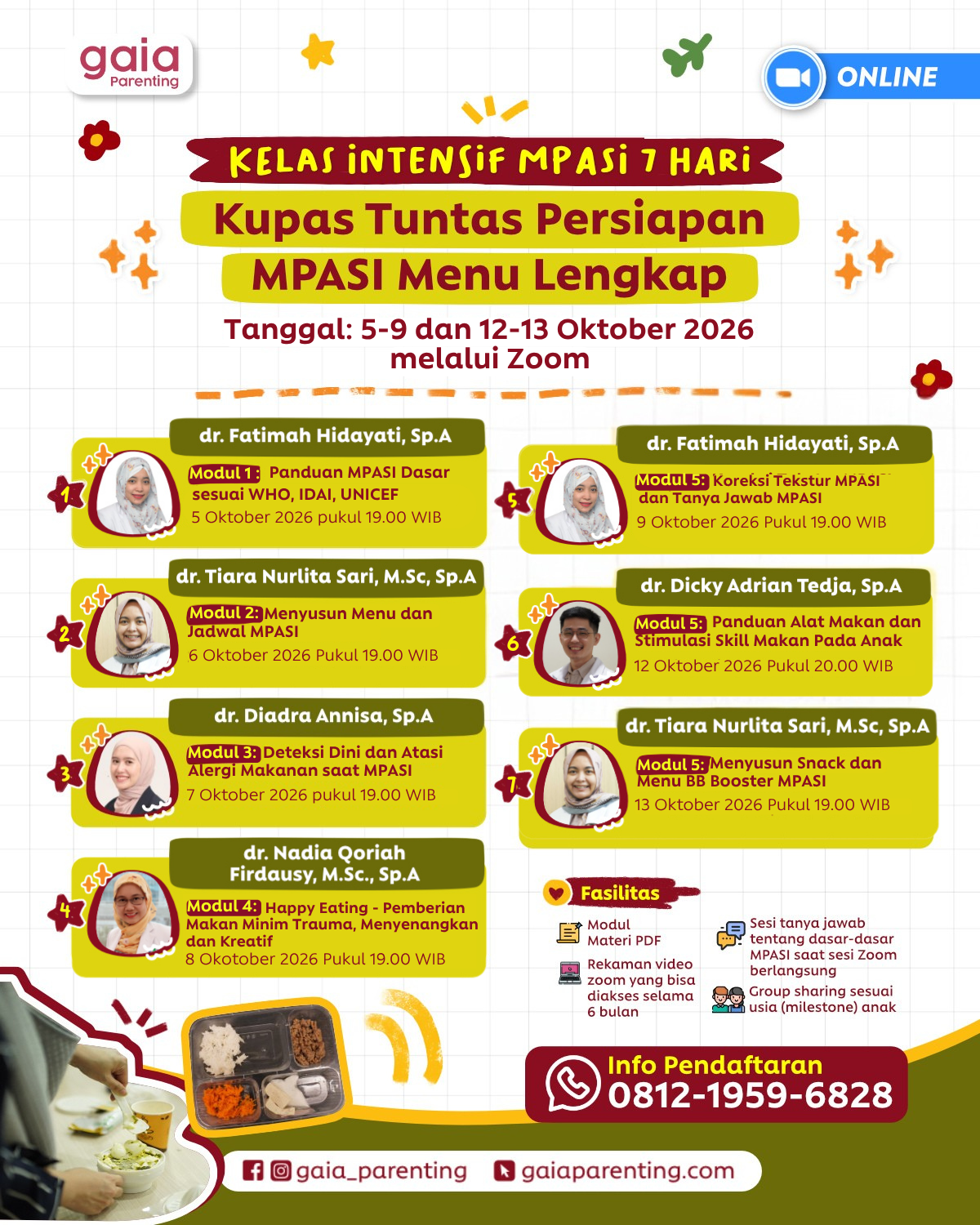 Kelas Intensif MPASI 7 Hari: Kupas Tuntas Persiapan & Fundamental MPASI Menu Lengkap logo