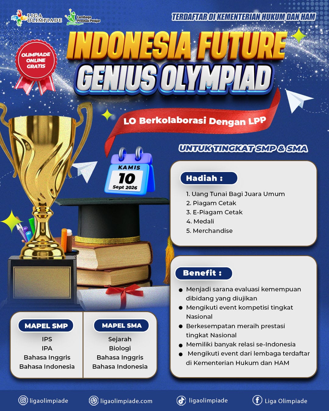 INDONESIA FUTURE GENIUS OLYMPIAD 2026 logo
