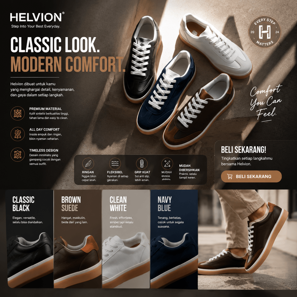 Sepatu Pria Helvino