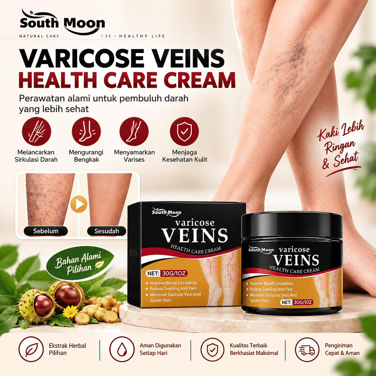 Herbal Cream Varisses Original