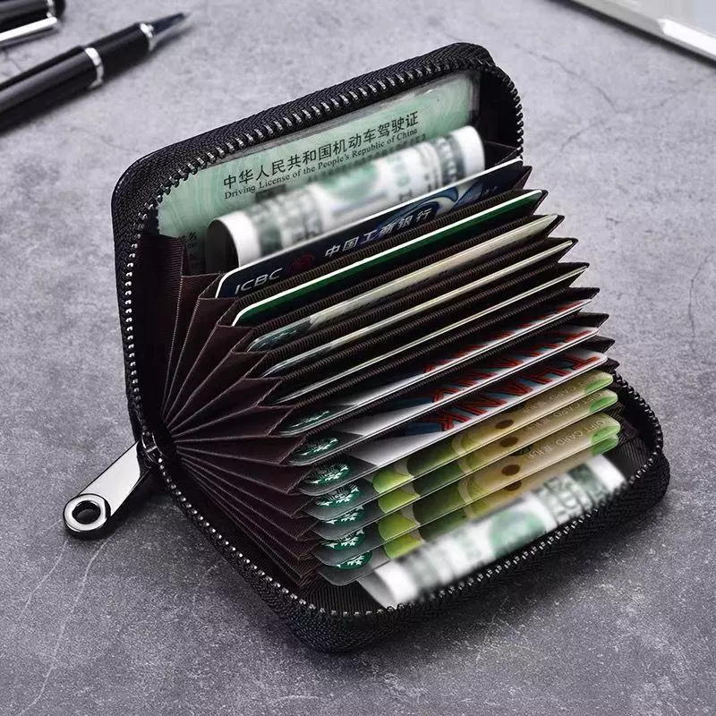 (G) Dompet Kulit Kartu Premium -  Beli 1 Dapat 2