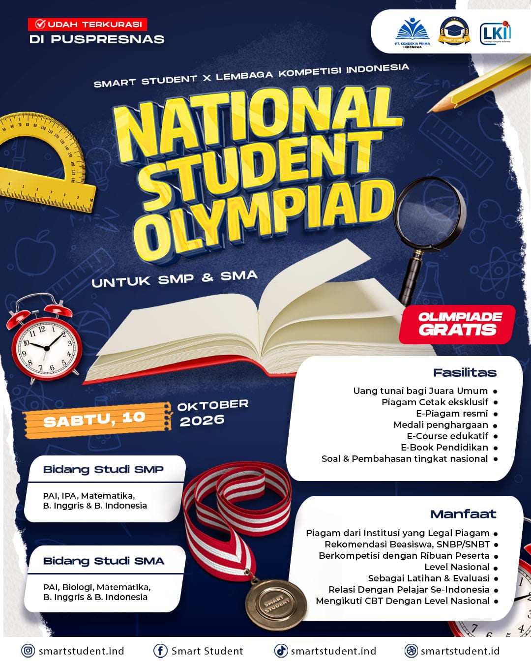 NATIONAL STUDENT OLYMPIAD 2026 logo