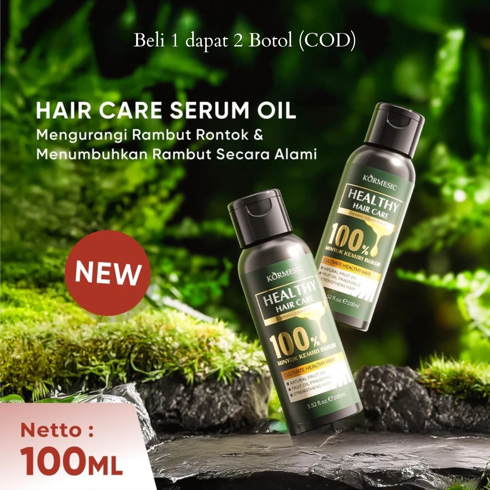 Natural Serum Hair Care BPOM HR62-24 logo