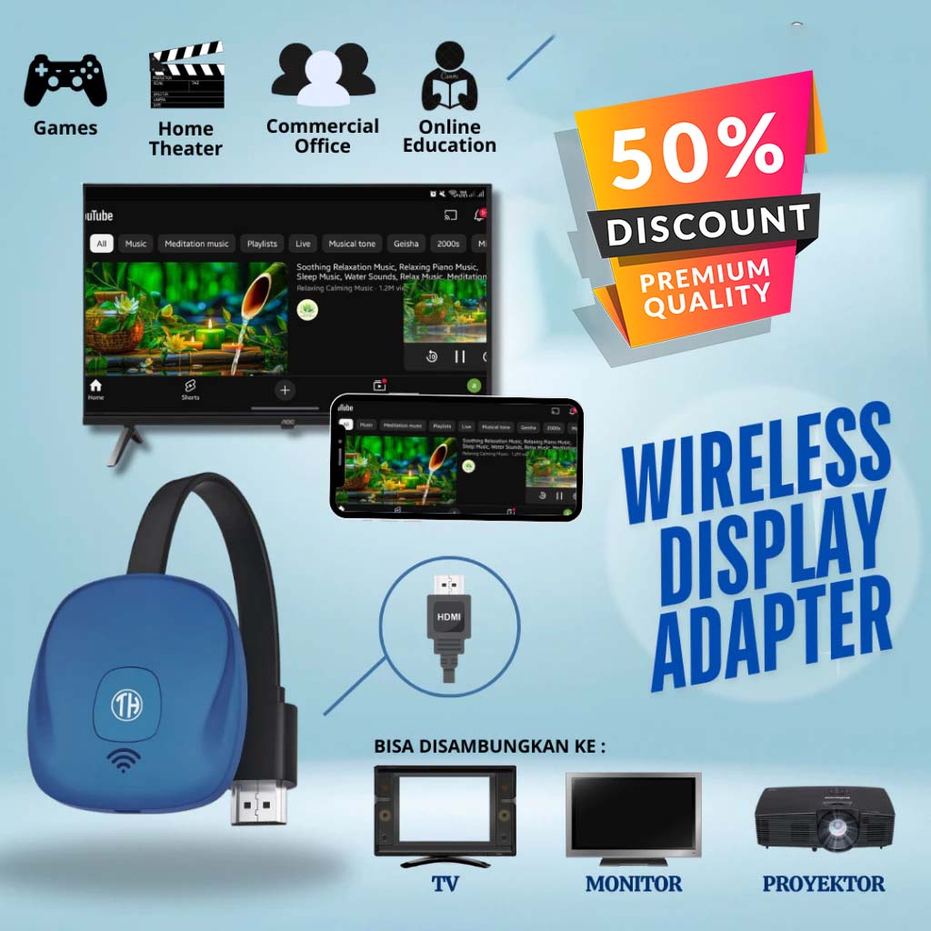 Afzend - Wireless Display Adapter F1 logo