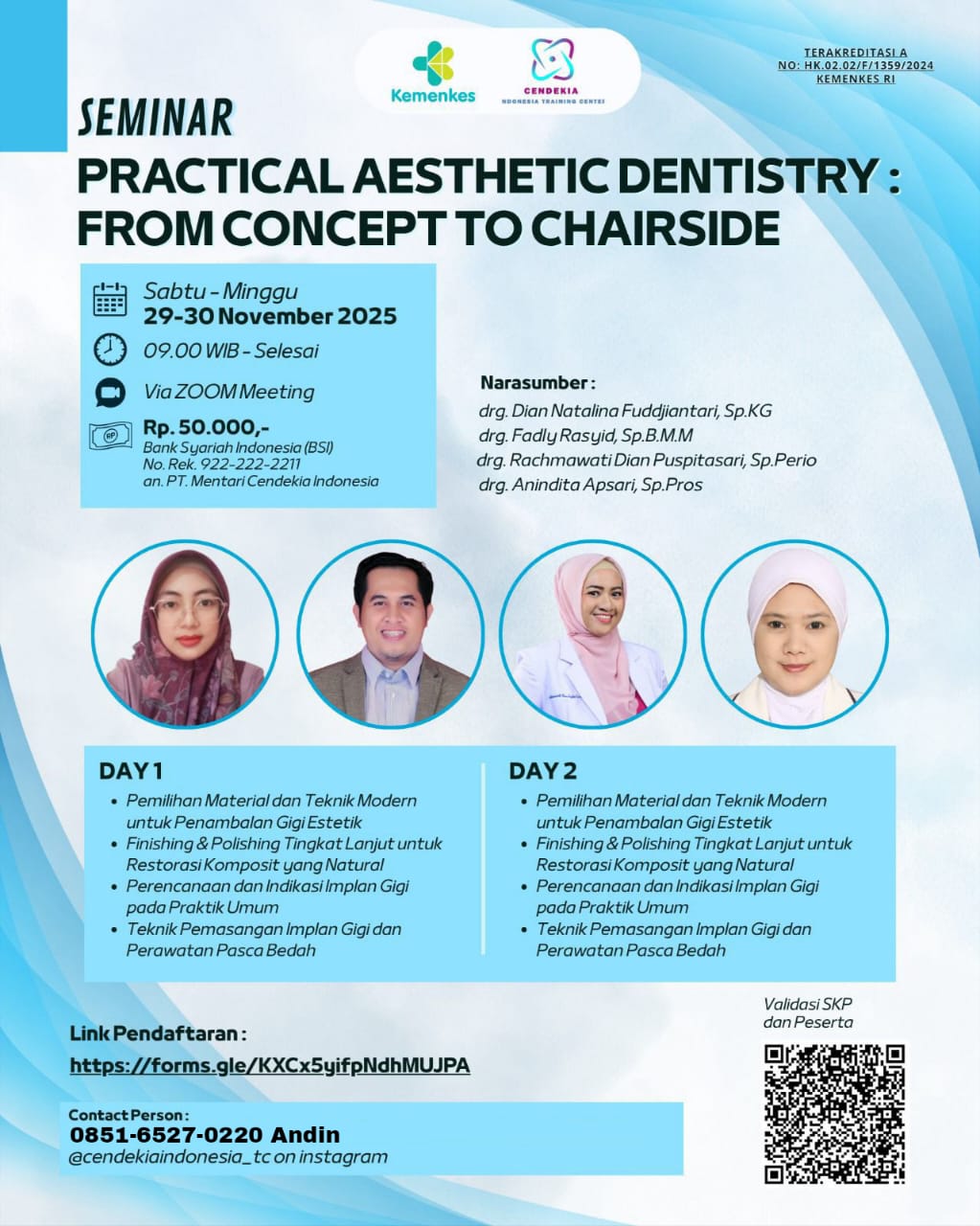 Seminar PRACTICAL AESTHETIC DENTISTRY: FROM CONCEPT TO CHAIRSIDE logo
