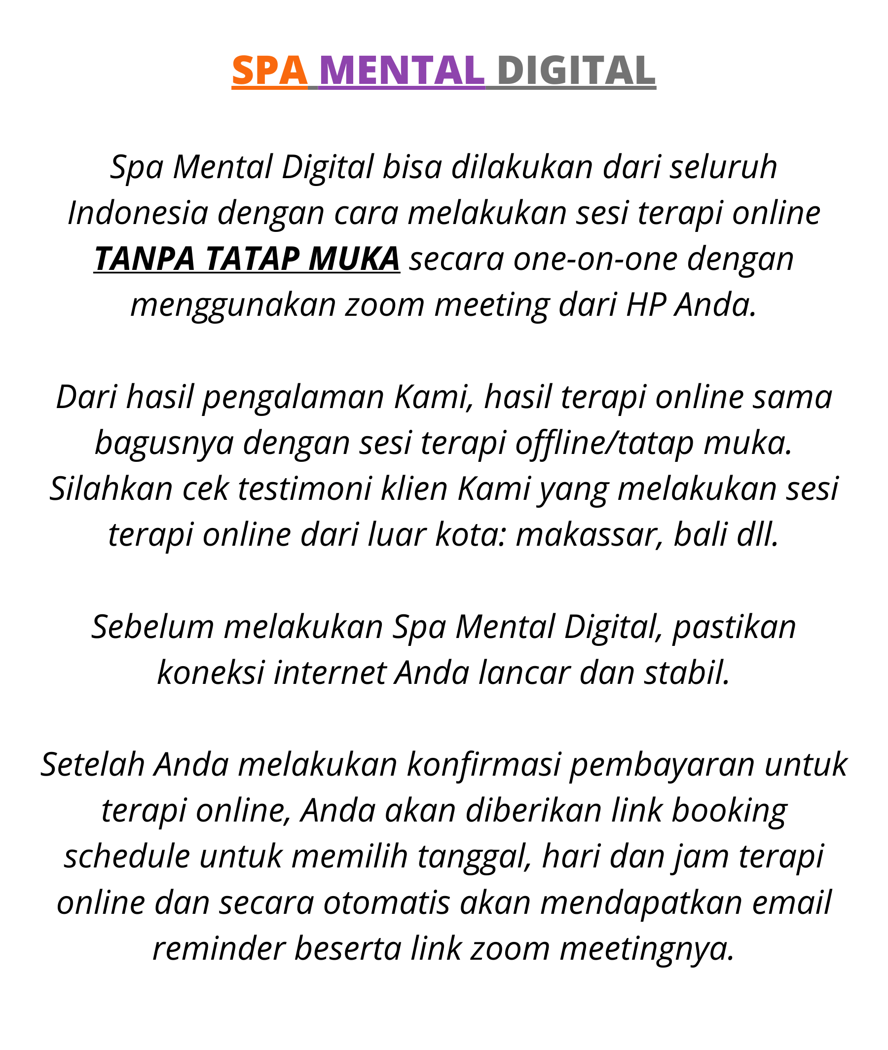 Spa Mental Ultimate