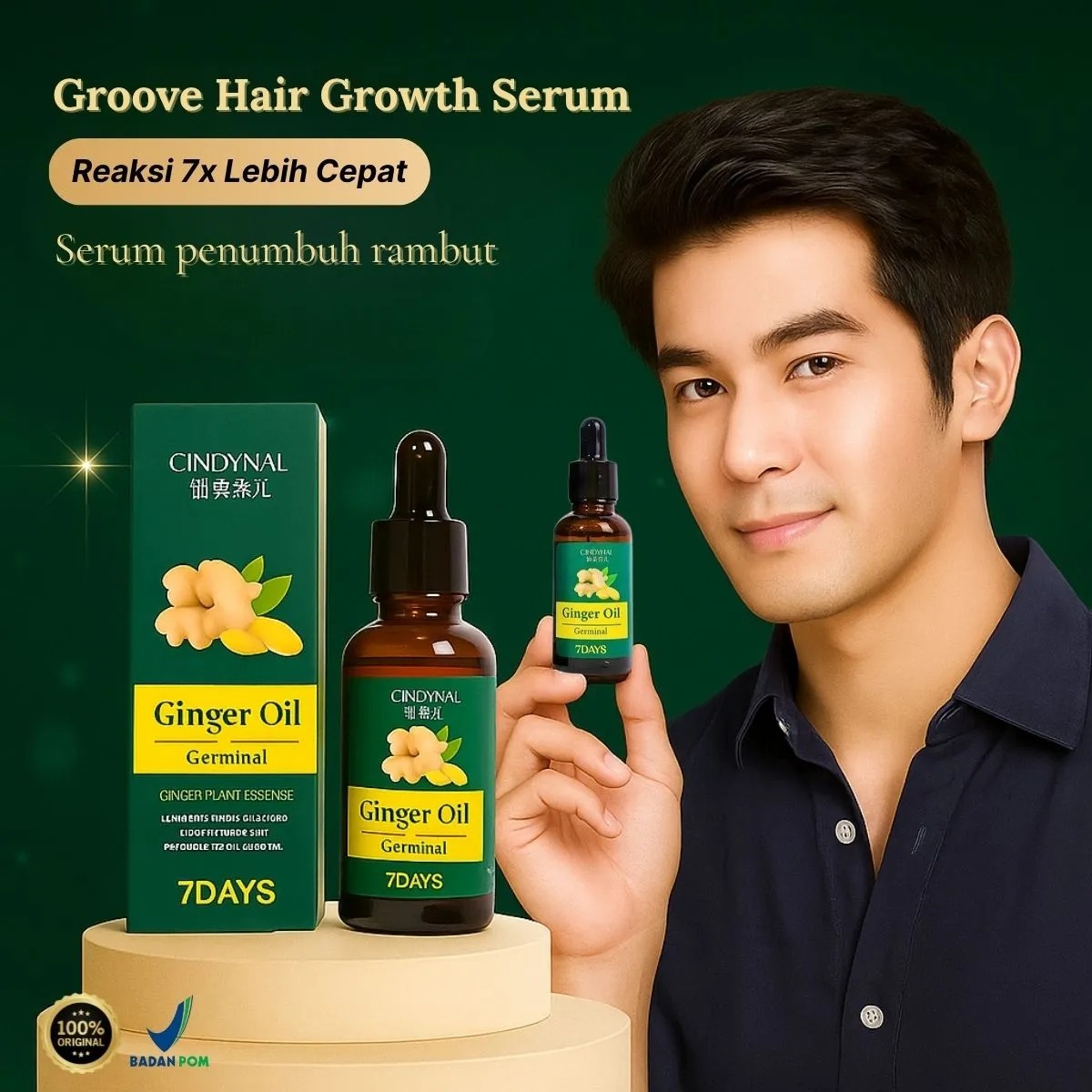 Groove Hair Growth Serum BPOM MR77-AB516 logo