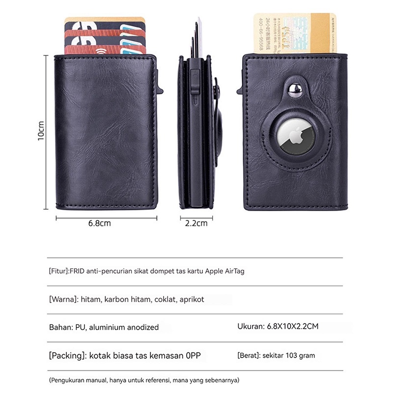 Carbon Fiber Pop Up Card Case Wallet ⚡ logo