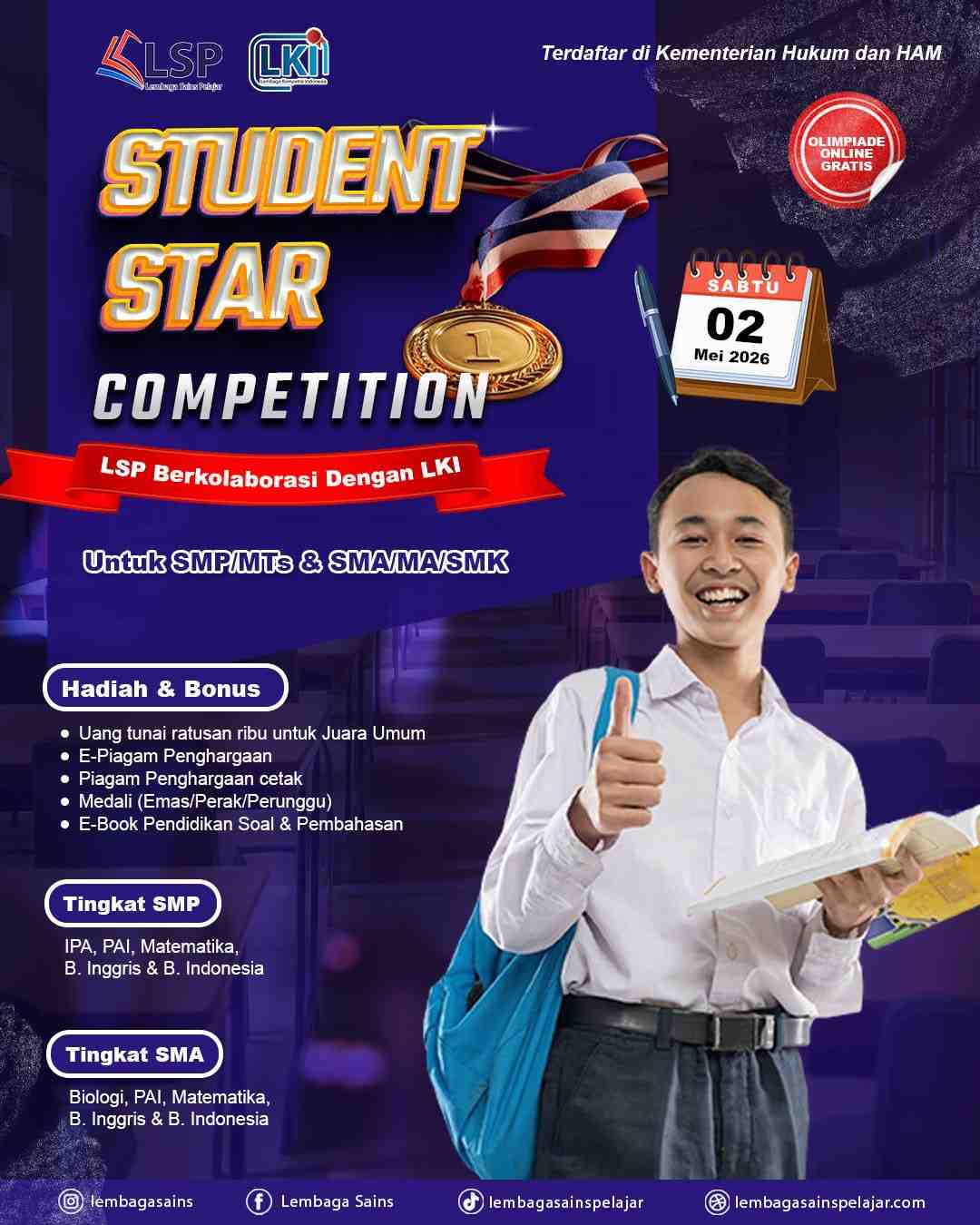 STUDENT STAR COMPETITION 2026 (LSP) logo