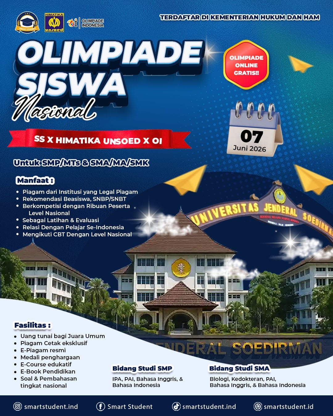OLIMPIADE SISWA NASIONAL 2026 logo