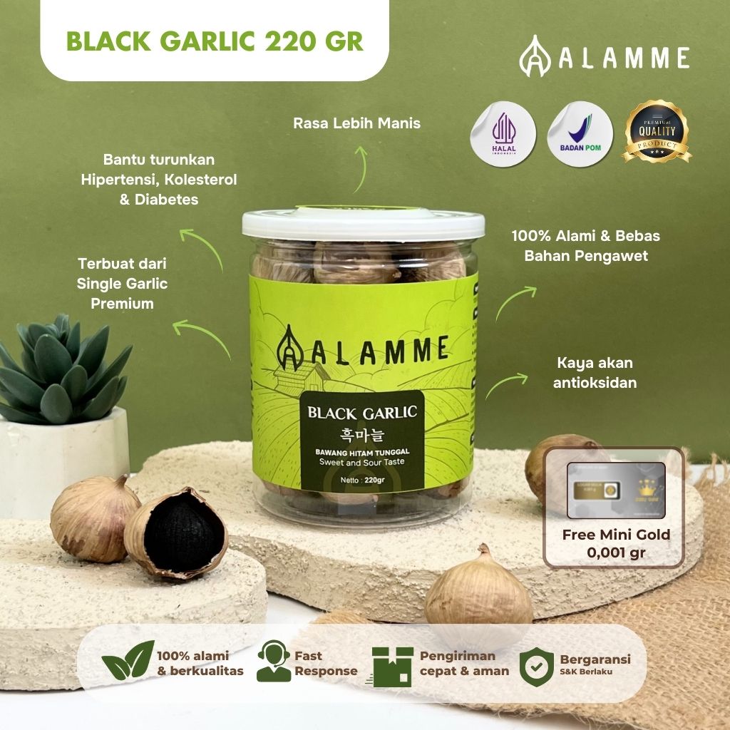 New Black Garlic 220gr logo
