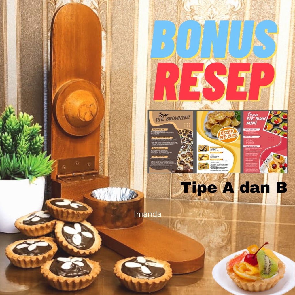 Cetakan Pie Praktis Kayu Pilihan logo