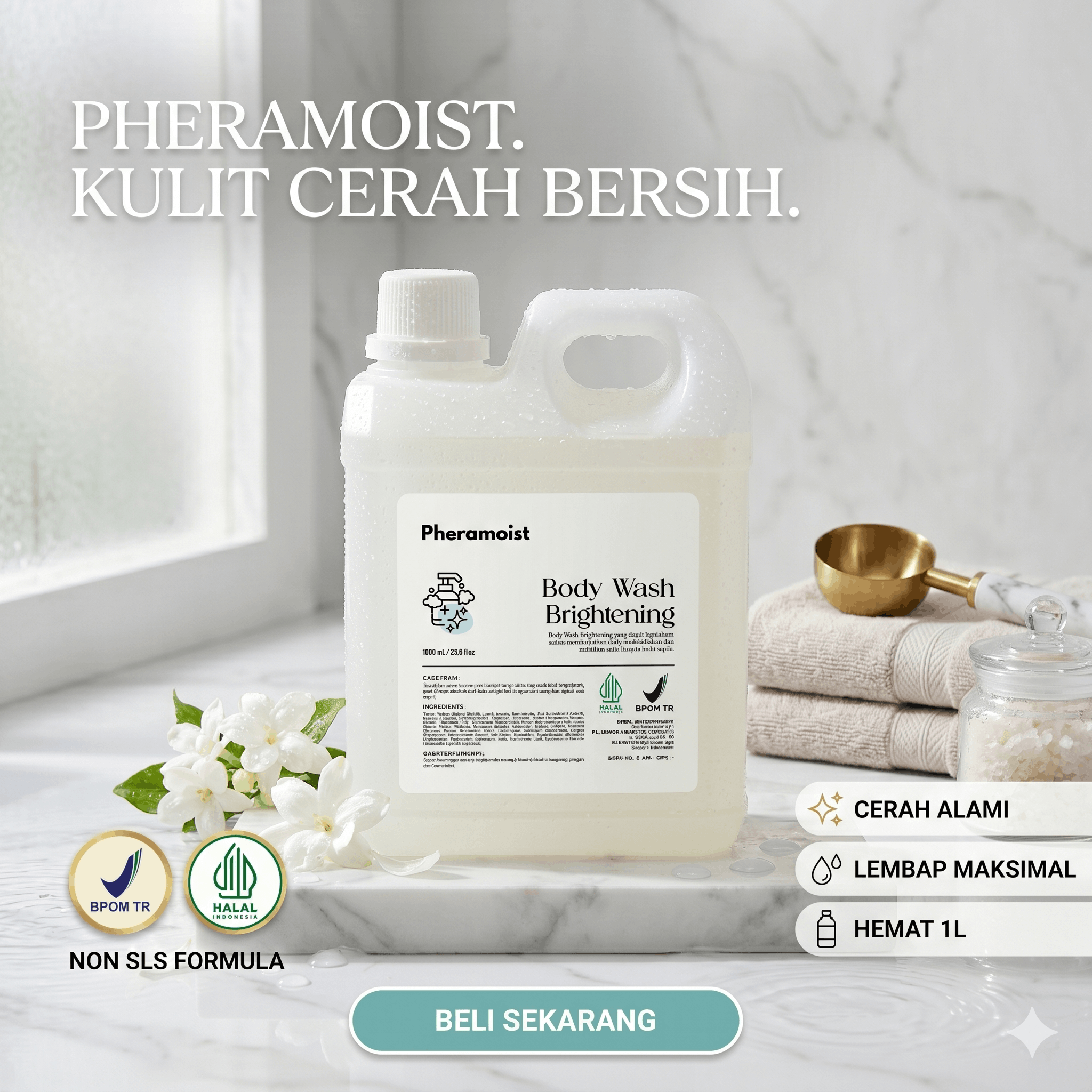Bodywash Refill 1 Liter logo