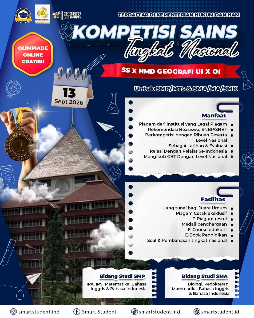 KOMPETISI SAINS TINGKAT NASIONAL 2026 logo