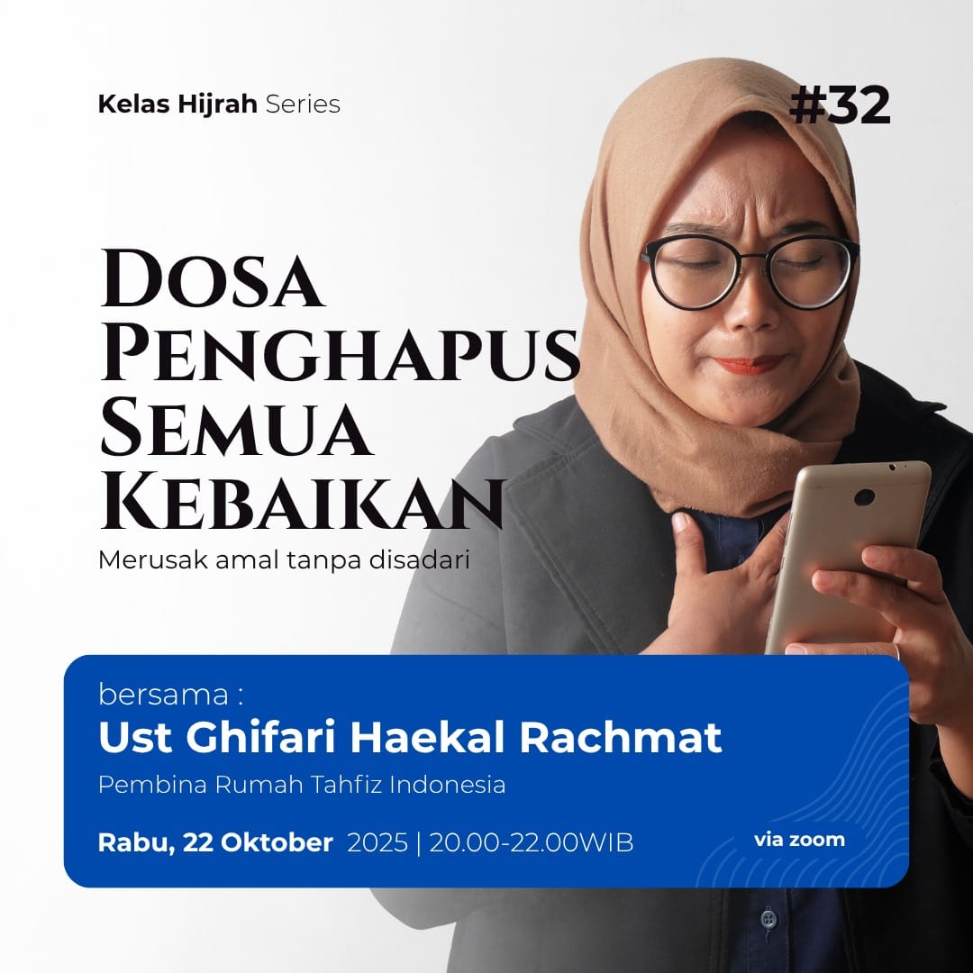 Webinar Dosa Penghapus Semua Kebaikan Merusak Amal Tanpa Disadari logo