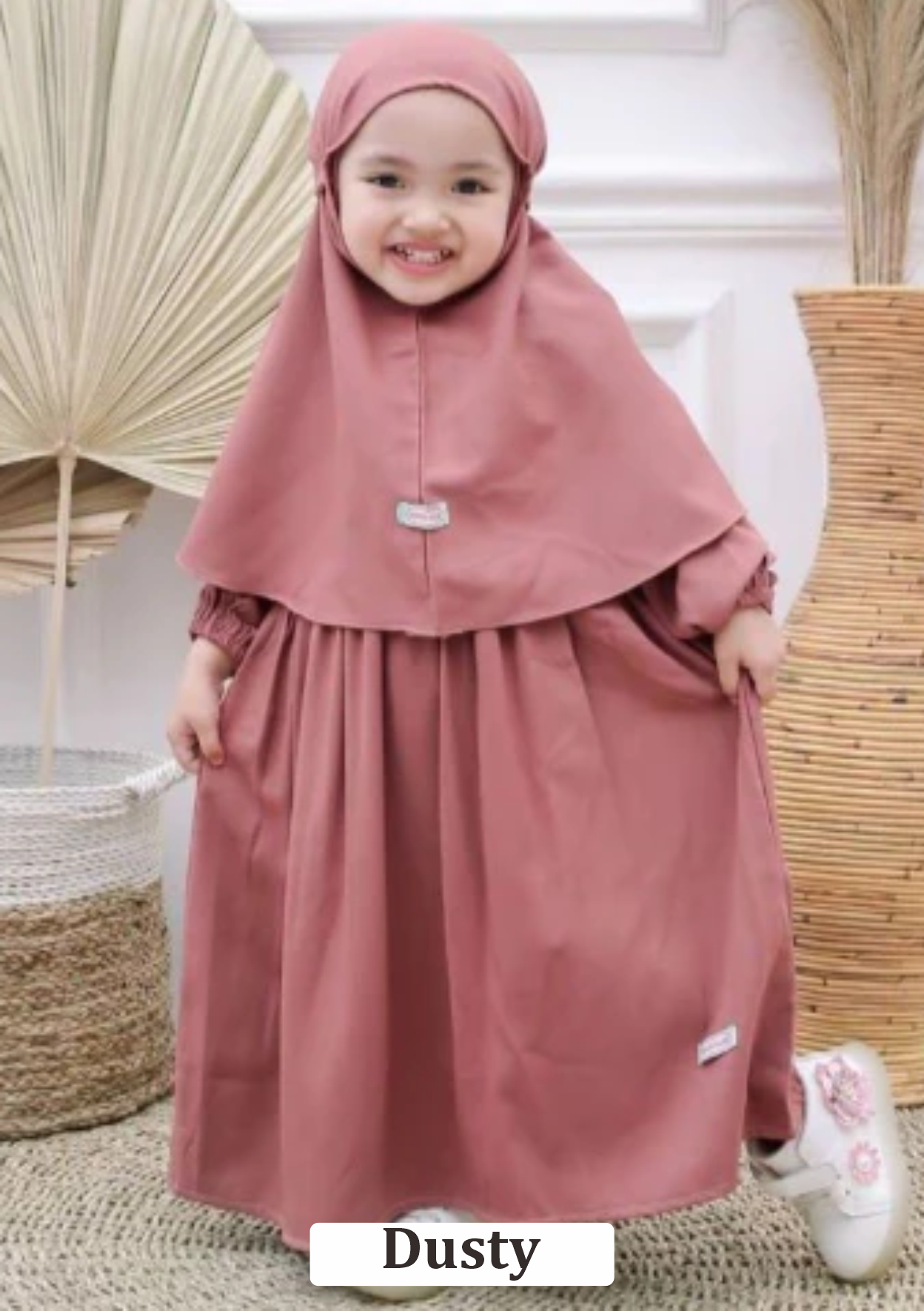 Gamis Anak Set Hijab 1