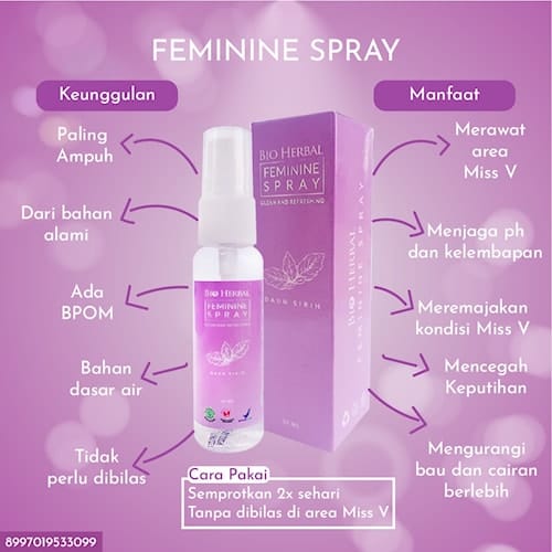 Intimate spray