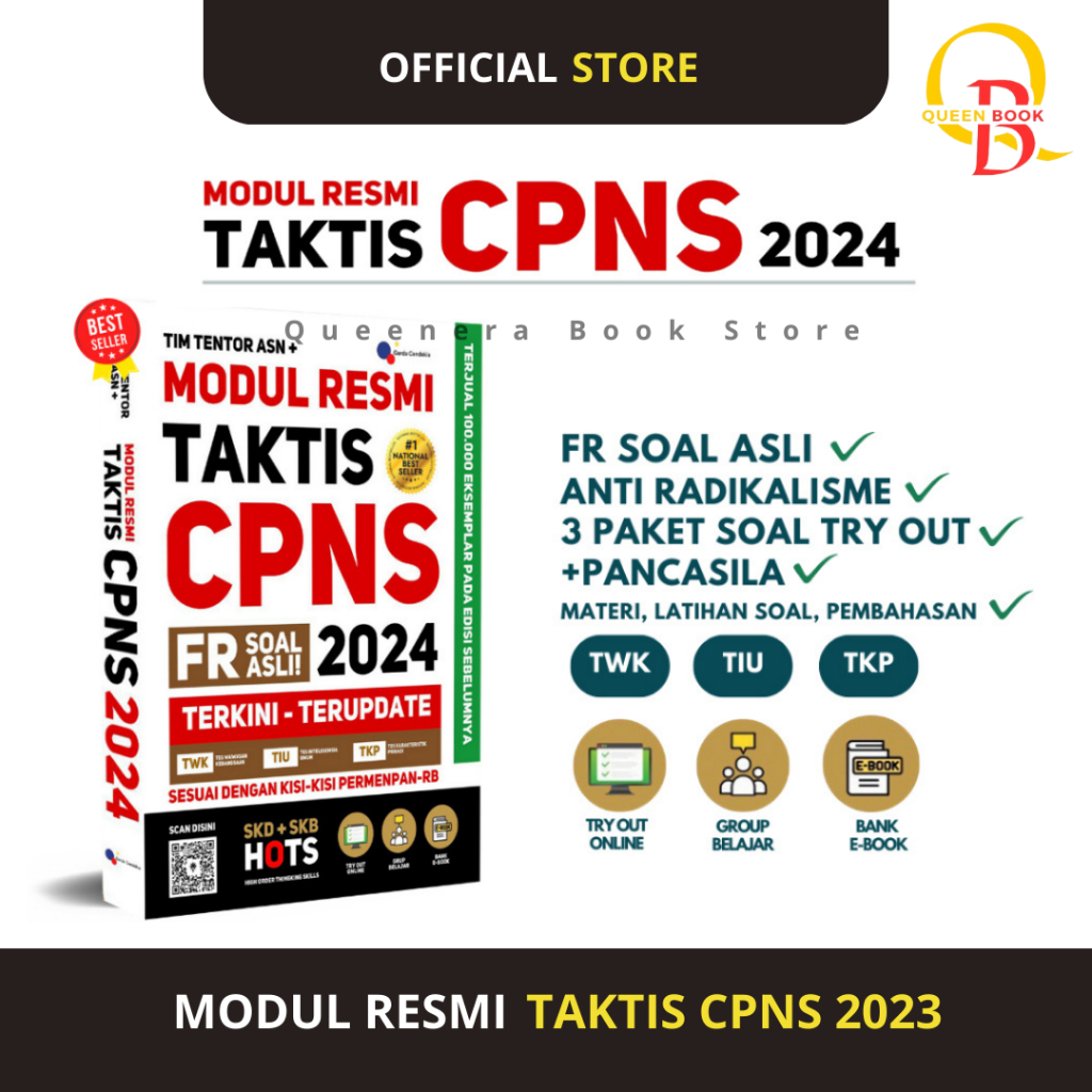 Buku Modul Resmi Taktis CPNS 2024 ✨ logo