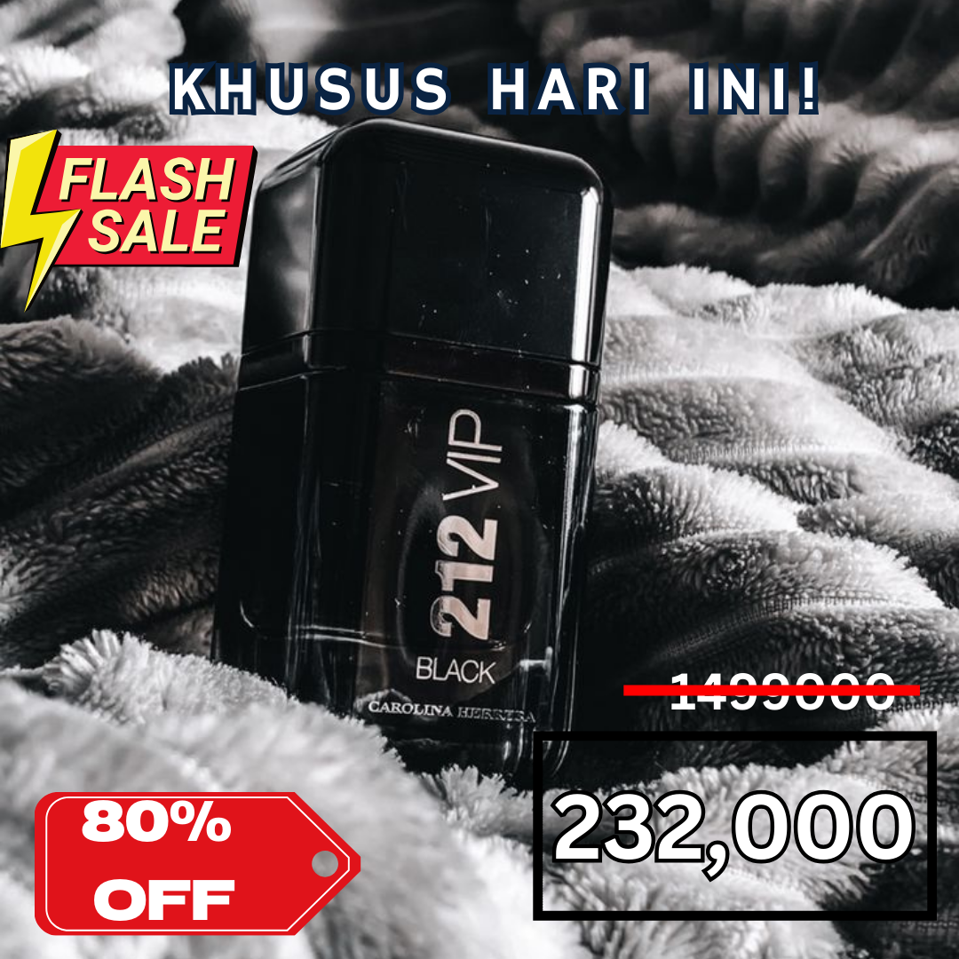 DISC 70% 212 VIP Black EDP 100ML