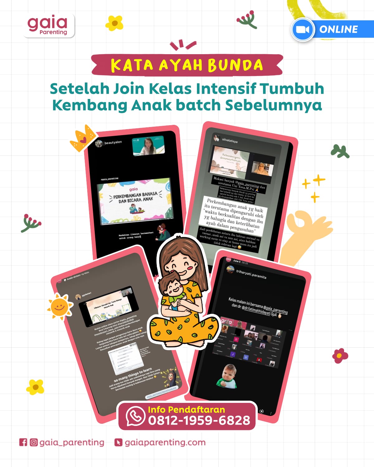 Kelas Intensif Optimalkan Tumbuh Kembang Anak Sesuai Usia dan Kenali Gangguannya