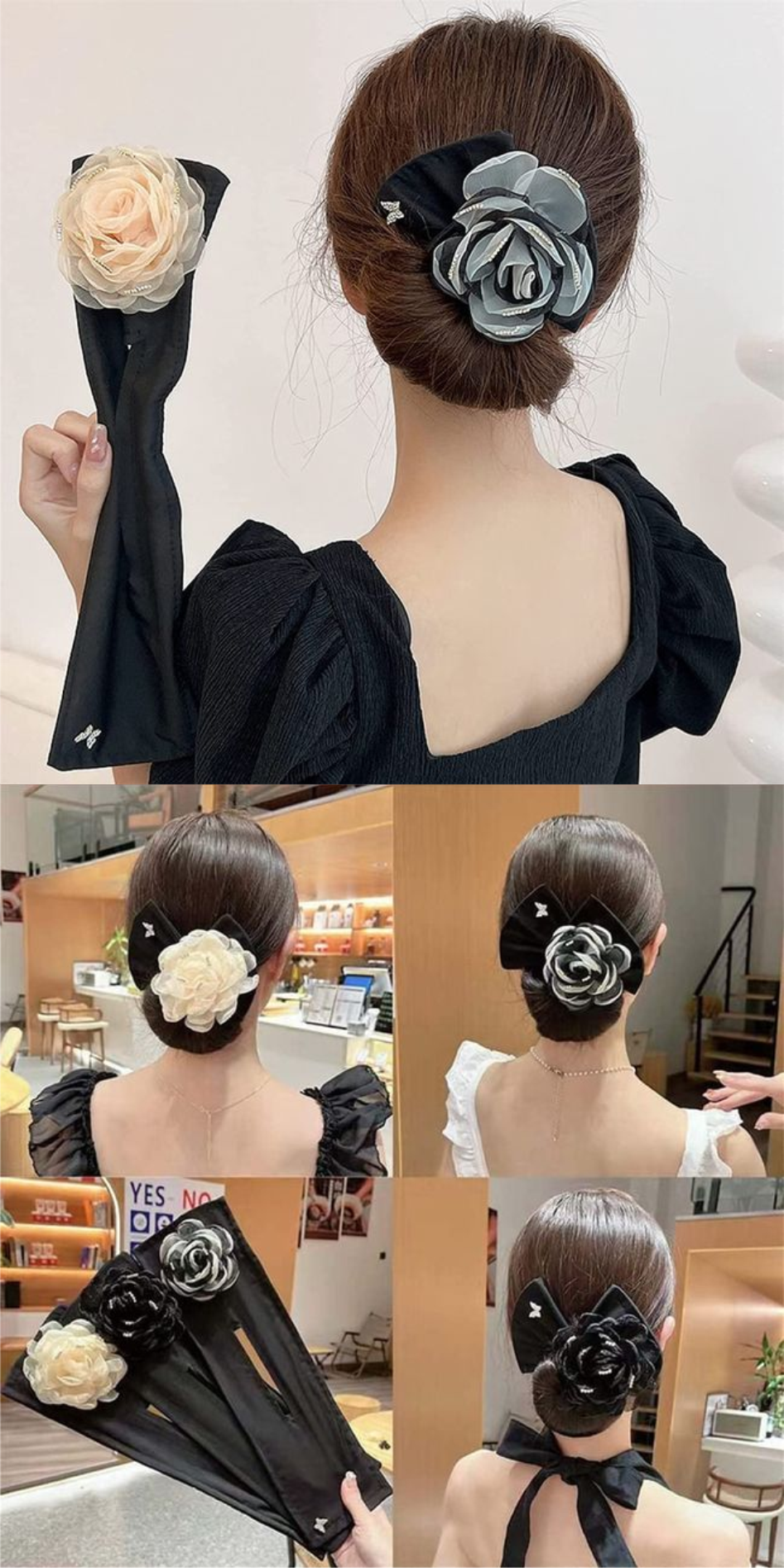 ROSE BOW HEADBAND💰 logo