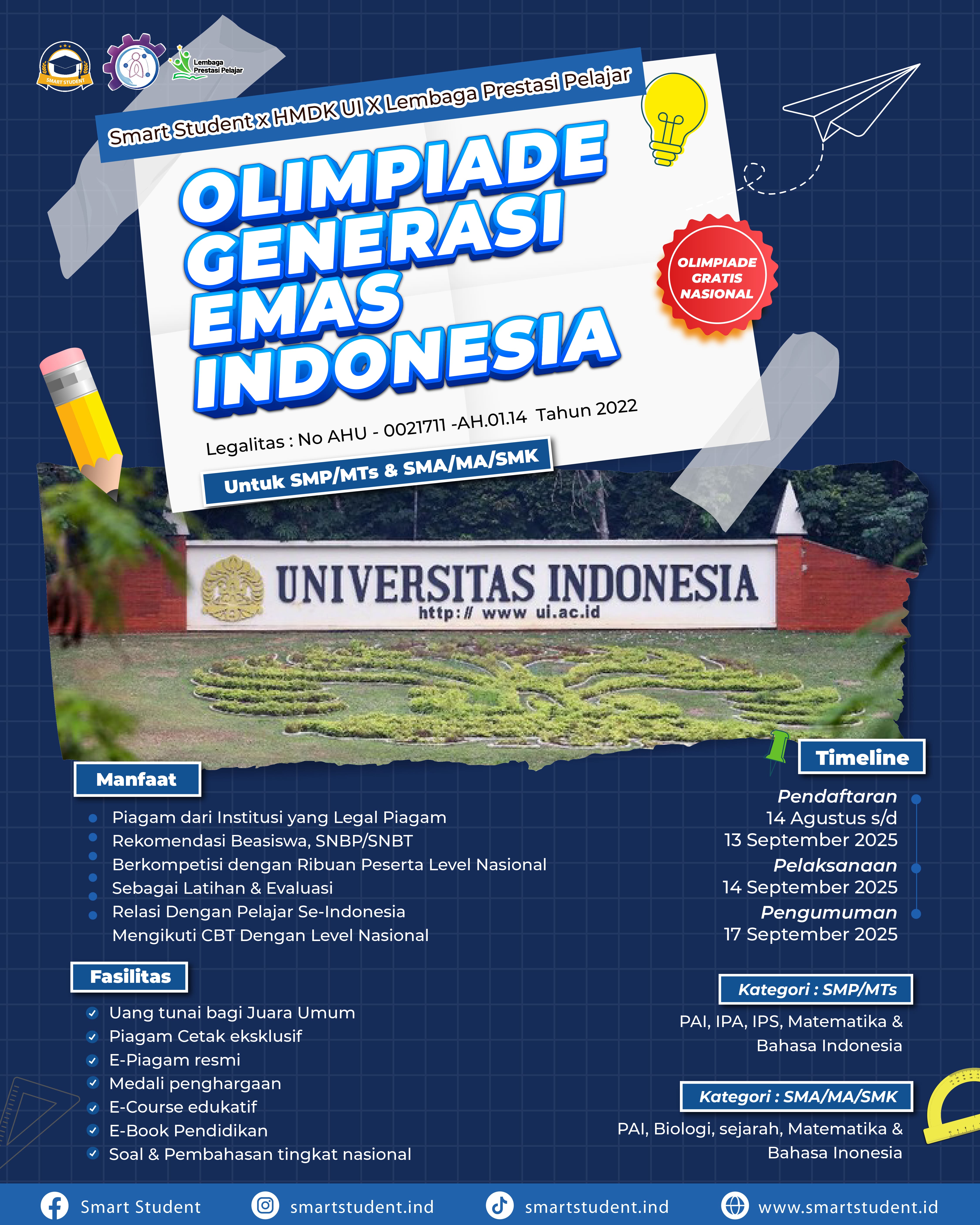 OLIMPIADE GENERASI EMAS INDONESIA logo