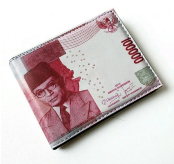 Dompet gambar uang logo