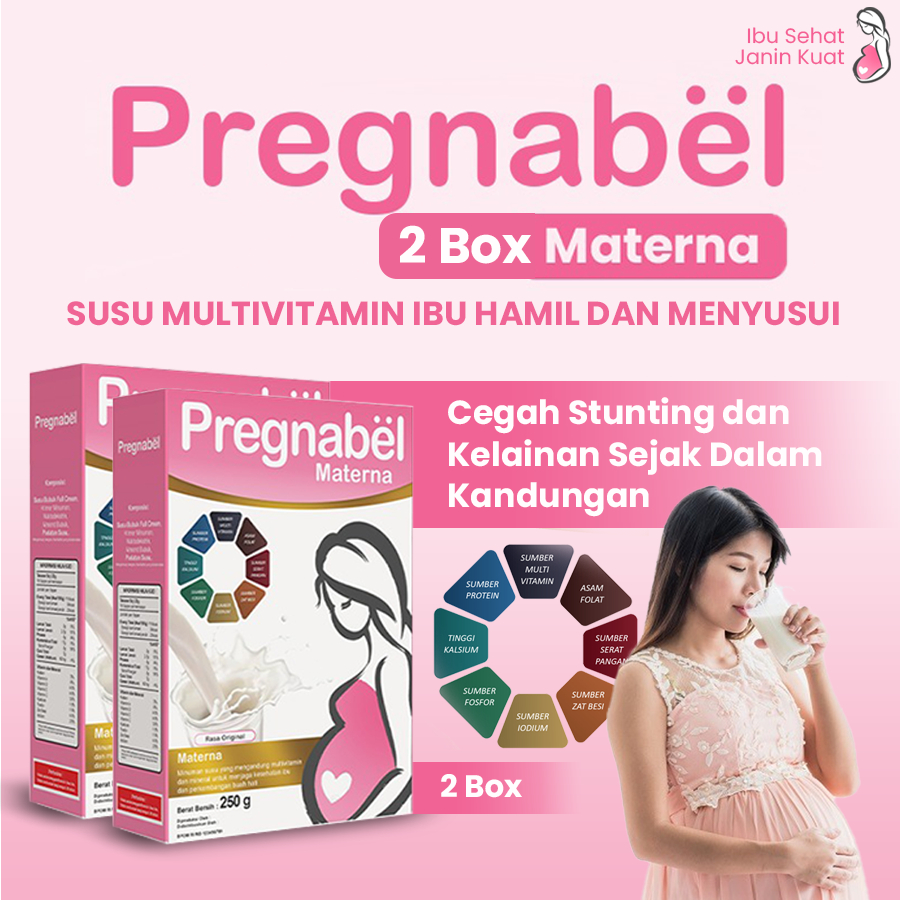 Paket Bundling 2 Pcs Pregnabel Materna - Susu Ibu Hamil logo