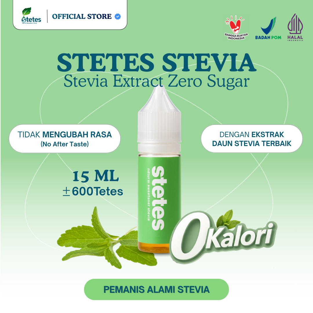 STETES Stevia Natural Sweetener 15ml logo