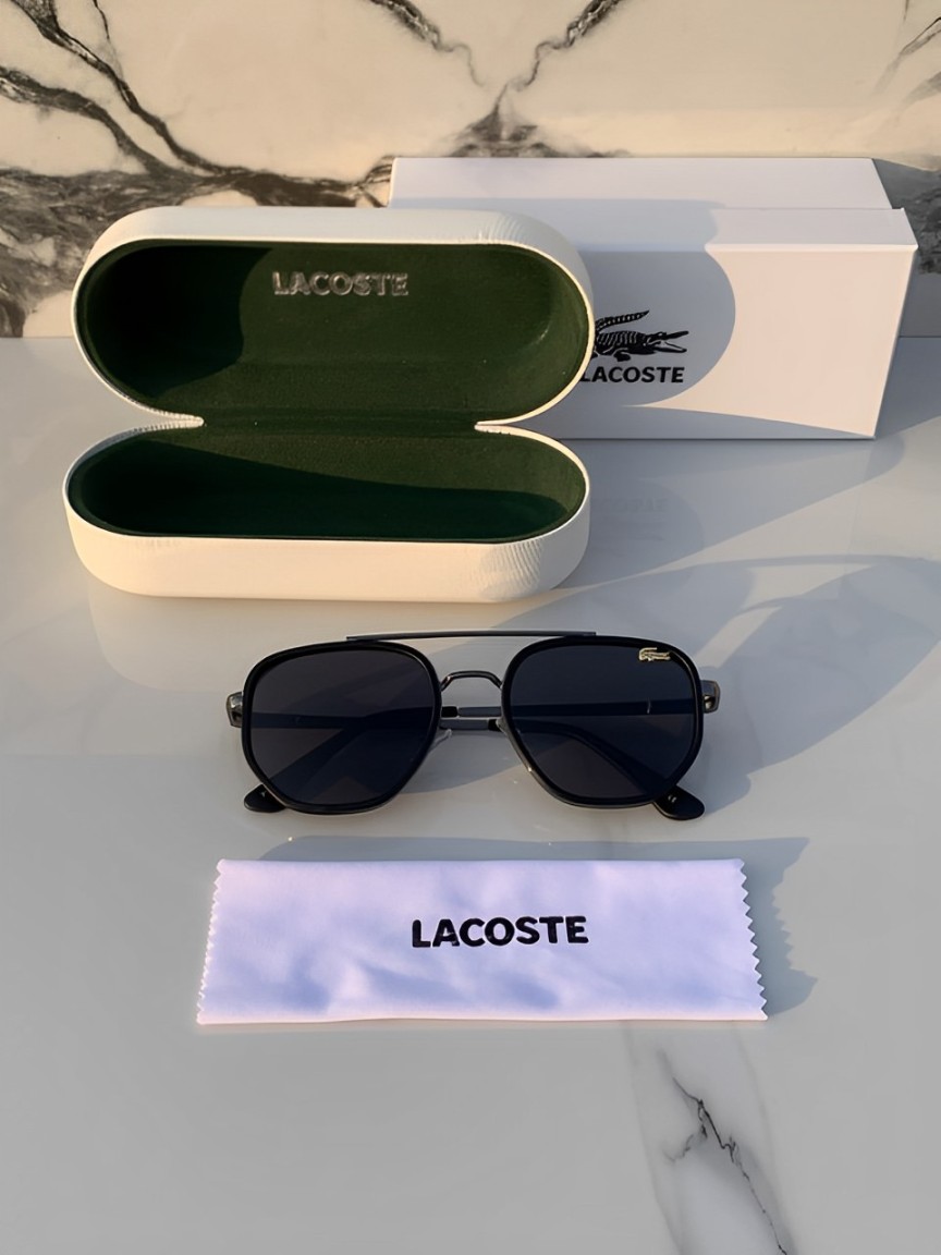LACOSTE SUNGLAS META logo