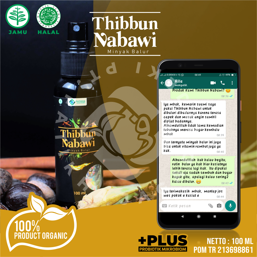 Minyak Balur Aromaterapi Thibbun Nabawi